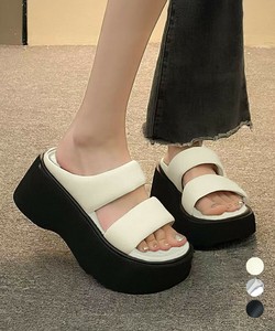 国内即納 厚底サンダル スリッパサンダル 美脚 夏