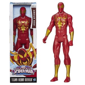 スパイダーマン Titan Hero Series 人形 フィギュア 12" ( IRON SPIDER )