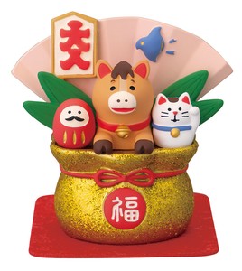 ■お正月グッズ特集■■2026　お正月グッズ　先行予約■　宝袋からひょっこり馬