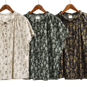 Button Shirt/Blouse Shirtwaist Made in Japan
