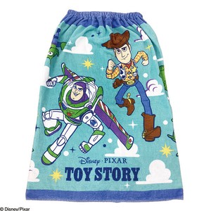ディズニー トイストーリー ナイスタッグ 80cm丈 巻きタオル　ラップタオル　着るタオル