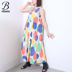 カラフルクレヨン ノースリーブワンピース 2025ss新作春夏　BRILLANTE東京（197879）