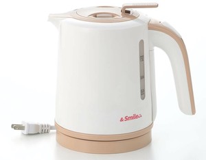タマハシ &smile 倒れてもこぼれにくい電気ケトル1.0L AS-100