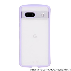 GooglePixel 7a専用背面型ケース Chrome-CLEAR Lavender GP7a-CHC04