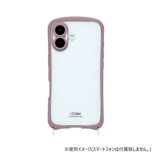 iPhone16専用背面型ケース i.Color Cacao iP24-61-ICSH05