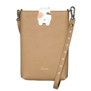 ショルダーストラップ付きスマホポーチ Cocotte Beige SP-COT05