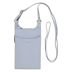 ショルダーストラップ付きスマホポーチ La glace Lサイズ Smoke Blue SP-LG04-L