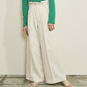 Full-Length Pant High-Waisted Tuck Pants