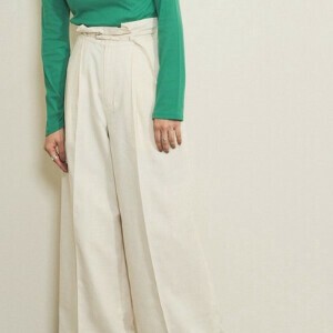 Full-Length Pant High-Waisted Tuck Pants