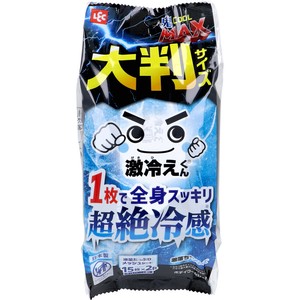 激冷えくん ボディクールシート 鬼クールMAX 大判サイズ すっきりミントの香り 15枚入×2パック