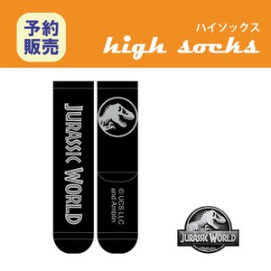 【予約販売】(7月入荷予定) 靴下 ハイソックス "ジュラシックワールド"