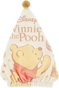 ディズニー くまのプーさん キラキラハチミツ　キャップタオル　ヘアドライタオル