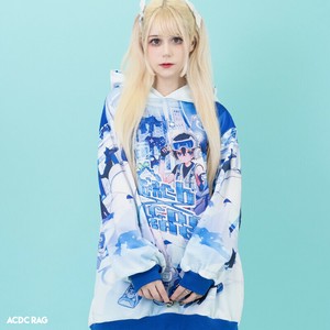 Hoodie "Harajuku Style" Ladies fashion Cat Pastel