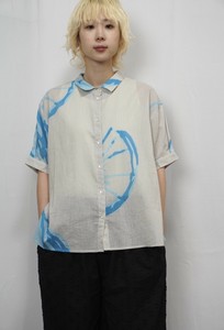 Voile　レモンPt　半袖シャツ