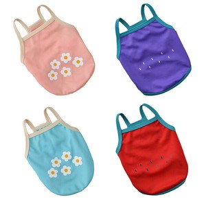 ペット服 タンクトップ 犬用 猫用  快適 可愛い 通気性 ペット用品 DYLA204