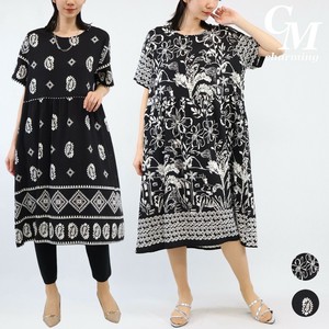 洋装/连衣裙 口袋 新商品 2025年 洋装/连衣裙 印花 立即发货 黑白