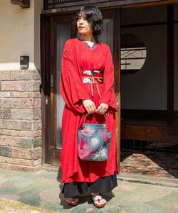 【2025春夏新作】 【カヤ】彼岸花と亀甲文様 帯ベルト