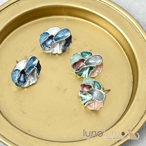 ピアス レディース カラーメタル 緑 ピンク 青 水色 ミックスカラー 夏 可愛い カジュアル PI