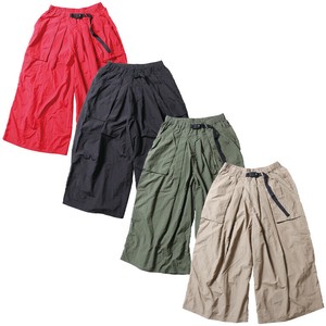 【2025夏新作】【HOUSTON WOMAN】WASHER NYLON BAKER GAUCHO PANTS