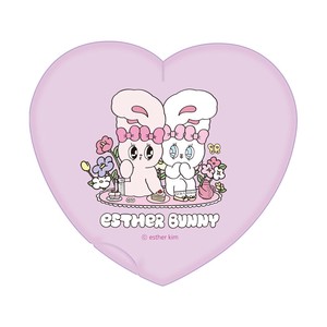 【9月入荷予定】 エスターバニーハート型ミラーコーム　リボンバニー＆クリームバニー