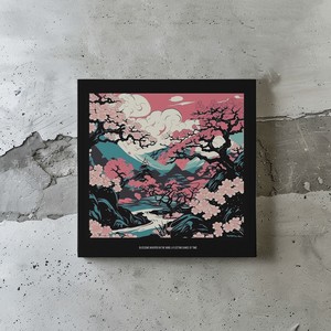 和モダン×ポップアート｜春を彩る桜の幻想アート