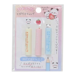 【取寄品】もちもちぱんだ ひょっこり鉛筆キャップ フルーツパーティ