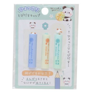 【取寄品】もちもちぱんだ ひょっこり鉛筆キャップ れもん