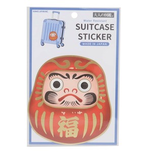 【取寄品】大人の図鑑スーツケースステッカー だるま