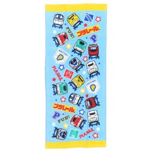 【フェイスタオル】プラレール プリントロングタオル フロント 鉄道