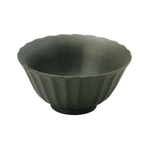 光洋陶器 花伝 かすみ 黒 12.5cmボウル 56130021