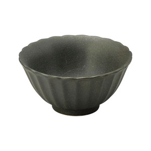 光洋陶器 花伝 かすみ 黒 10.5cmボウル 56130023