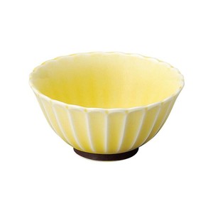 光洋陶器 花伝 かすみ 黄 10.5cmボウル 56165023