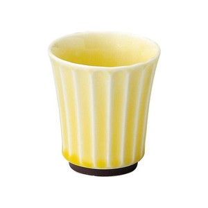 光洋陶器 花伝 かすみ 黄 カップ 小 C-130cc 56165055