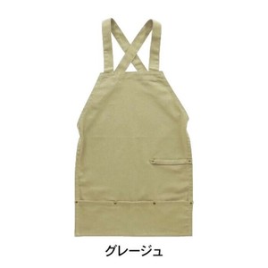 バッククロスキャンバスエプロン10oz グレージュ 400889607