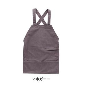 バッククロスキャンバスエプロン20oz マホガニー 400889503