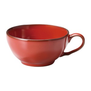光洋陶器 ラフェルム ヴィンテージレッド 片手スープカップ C-305cc 13544056