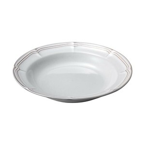 光洋陶器 ラフィネ スモークホワイト 25.5cmパスタボウル 15910010
