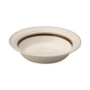 光洋陶器 カントリーサイド ダークブラウン 22cmスープパスタ 13426022