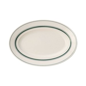 光洋陶器 カントリーサイド モスグリーン 26.5cmプラター 13427045
