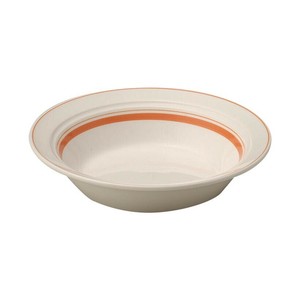 光洋陶器 カントリーサイド ソーバーオレンジ 22cmスープパスタ 13425022