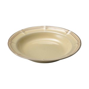 光洋陶器 ラフィネ シナモンベージュ 25.5cmパスタボウル 15922010