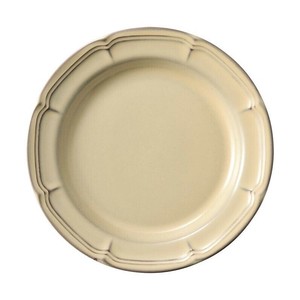 光洋陶器 ラフィネ シナモンベージュ 23.5cmリムプレート 15922104