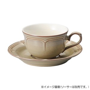 光洋陶器 ラフィネ シナモンベージュ ティーカップ C-175cc 15922053