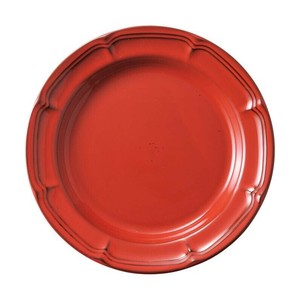 光洋陶器 ラフィネ ヴィンテージレッド 26cmリムプレート 15944103