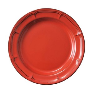 光洋陶器 ラフィネ ヴィンテージレッド 23.5cmリムプレート 15944104