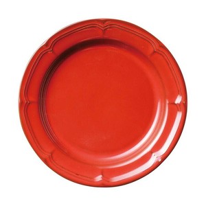 光洋陶器 ラフィネ ヴィンテージレッド 21.5cmリムプレート 15944105