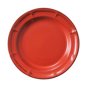 光洋陶器 ラフィネ ヴィンテージレッド 19.5cmリムプレート 15944106