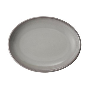 光洋陶器 カントリーサイド ストームグレー 28.5cmオーバルプラター 11373046