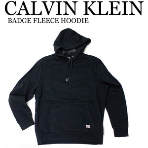 《即納》CALVIN KLEIN■ パーカー■裏起毛■BADGE FLEECE HOODIE