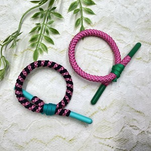 ヘアアクセサリー　ヘアゴム　カラフル　紐　ボーダー
